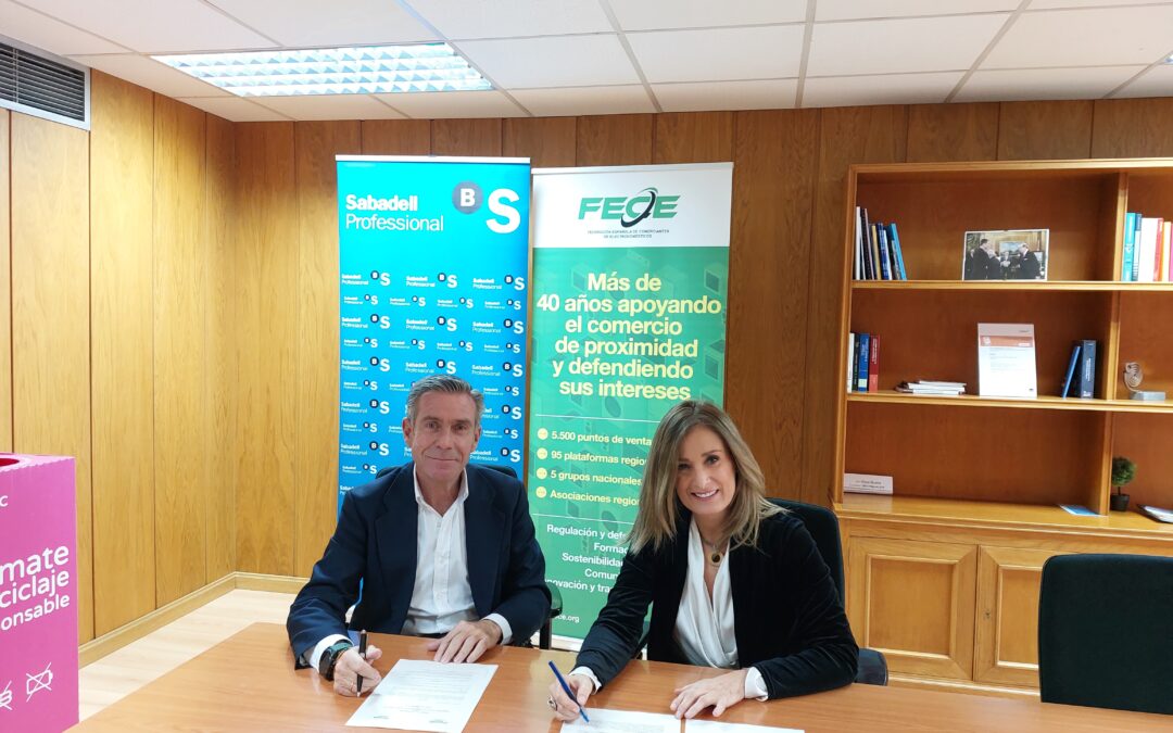 FECE firma un acuerdo de colaboración con Sabadell Profesional para potenciar el negocio de sus más de 5.000 asociados